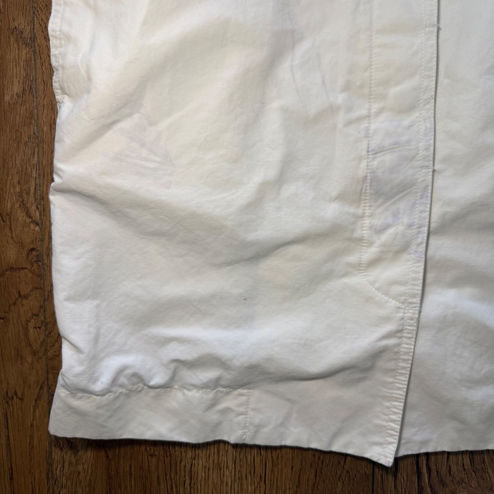 Lacoste Womens Lightweight Snap Front Jacket White Size 38 Embroidered Logo Coat - Picture 3 of 11